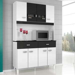 Cozinha Compacta 8 Portas E 2 Gavetas Manu - Poquema