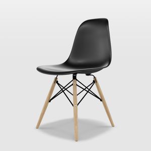 Cadeira Eames Layla Pp Base Dsw Madeira -