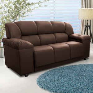 Sofá 3 Lugares Nori Pu 1,85m -
