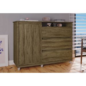 Cômoda Latreal 1 Porta E 3 Gavetas -