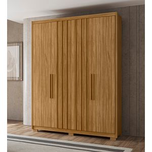 Guarda Roupa California 4 Portas E 3 Gavetas -