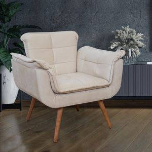 Poltrona Brilhante Soft Veludo -