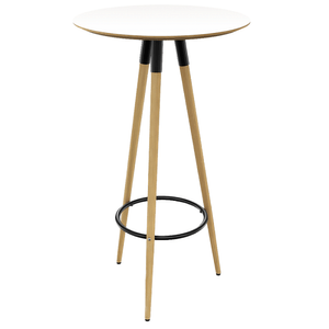 Mesa Bistrô Eames Spy Com Base De Madeira -