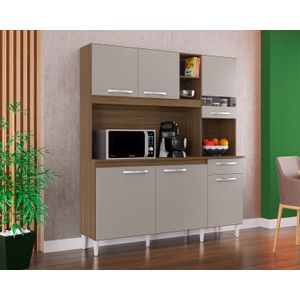 Kit Cozinha Bárbara 6 Portas E 1 Gaveta -