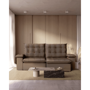 Sofá Retrátil E Reclinável Luxor Veludo 1,90m -