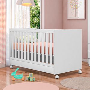 Berço Mini Cama Sany Com Rodízios 70cm -