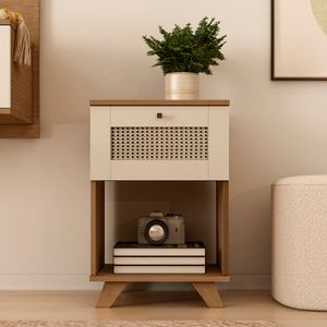 Mesa Lateral Trama 1 Gaveta -