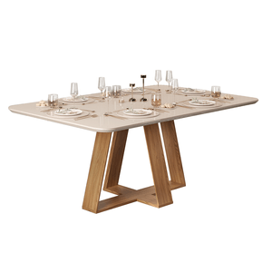 Mesa Retangular Celeste Tampo Com Vidro Off White 1,60m -