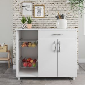 Fruteira Amanda New 2 Portas E 1 Gaveta -