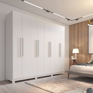 Guarda Roupa Casal Milano Ii 8 Portas E 4 Gavetas -