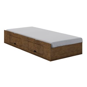 Cama Auxiliar Milênio Com 2 Gavetas 88cm -