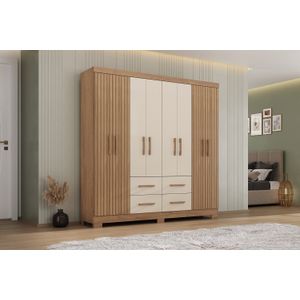 Guarda Roupa Itapema 8 Portas E 4 Gavetas -
