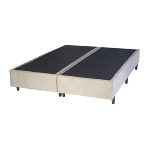 Box King Bipartido Hera Com Tecido Sued (1,93x2,03x38cm) -