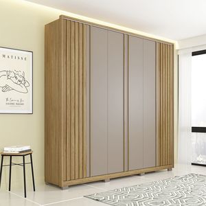 Guarda Roupa Apolo 6 Portas E 6 Gavetas -