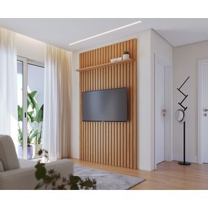 Painel Ripado Niagara Com 1 Prateleira 2,40x2,41m -