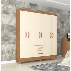 Guarda Roupa Casal Legion 6 Portas E 2 Gavetas -