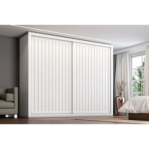 Guarda Roupa Coliseu 2 Portas De Correr E 6 Gavetas -