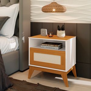Mesa De Cabeceira City 1 Gaveta -