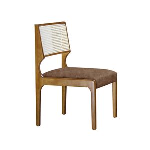 Conjunto Com 2 Cadeiras Palazzo Veludo Torck Marrom -