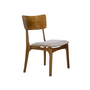Conjunto Com 2 Cadeiras Urbana Gold Laminada Boucle Bege -