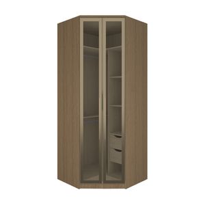 Módulo Closet Setiba Com Espelho Reflecta 2 Portas E 2 Gavetas 98cm -
