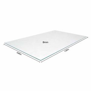 Vidro Para Mesa Retangular (1,20x80x8cm) -