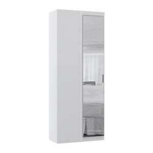 Módulo Canto Reto Com Espelho Alpes 1 Porta 90cm -