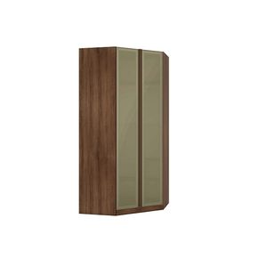 Módulo Closet Fort Com Vidro 2 Portas 83cm -