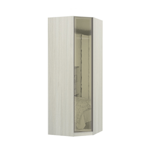 Módulo Canto Obliquo Horizonte Com Vidro 1 Porta 83cm -