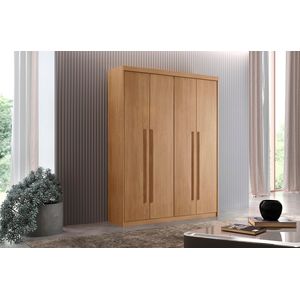 Guarda Roupa Solteiro Hawaii 4 Portas E 2 Gavetas -