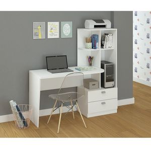Mesa Para Computador Elisa Com 2 Gavetas -