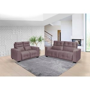 Sofá 3 E 2 Lugares Olympia Veludo -