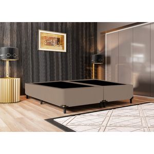 Box King Bipartido Perseu Com Tecido Sued (1,93x2,03x38cm) -