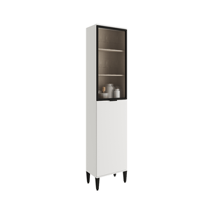 Paneleiro Alpha 2 Portas Com Vidro -