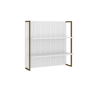 Armário Aéreo Livina Ripado 80cm -
