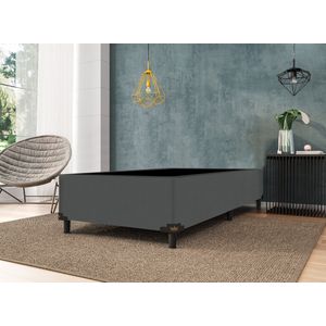 Box Solteiro Perseu Com Tecido Sued (88x1,88x38cm) -