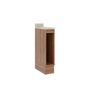 Balcão Porta Toalhas Atena Com Tampo 20cm -