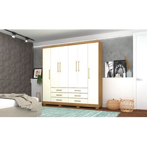Guarda Roupa Casal Canada 6 Portas E 6 Gavetas -