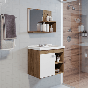 Conjunto Para Banheiro Tabito Com 1 Porta E Cuba -