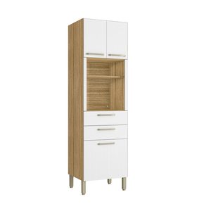 Torre Quente Amely 3 Portas 2 Gavetas E 1 Forno 2,08x0,60 -