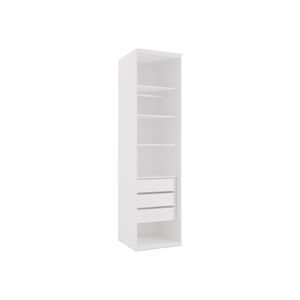 Módulo Closet Premium Com 3 Gavetas 3 Prateleiras E 1 Cabideiro 61cm -