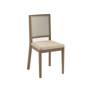 Conjunto Com 2 Cadeiras Sila Linho B200 Bege -