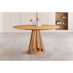 Mesa Redonda Oslo Com Tampo Laminado 1,20m -