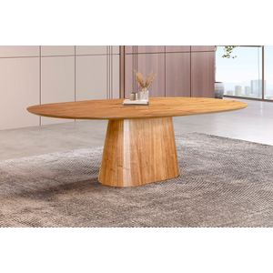 Mesa Elipse Versa Com Tampo Laminado 2,00m -