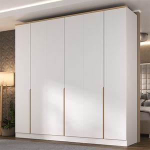 Guarda Roupa Logan 6 Portas E 4 Gavetas -