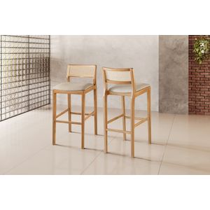 Banqueta Oslo Corano 01 Marrom -