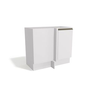 Balcão Canto Reto Nara 1 Porta Sem Tampo 98cm -