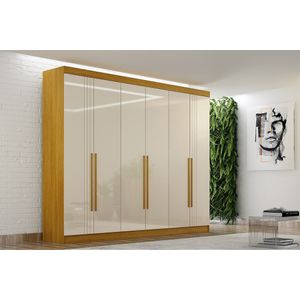 Guarda Roupa Casal Madri 6 Portas E 2 Gavetas -