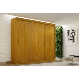 Guarda Roupa Casal Florença 3 Portas E 2 Gavetas -