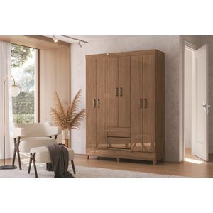 Guarda Roupa Casal Fit 6 Portas E 2 Gavetas -